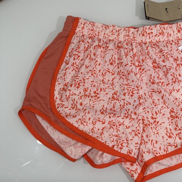 NWT $35 Nike [ Women Small ] Runnin Dri-FIT Icon Clash Tempo Shorts Orange #5865 - Picture 5 of 11